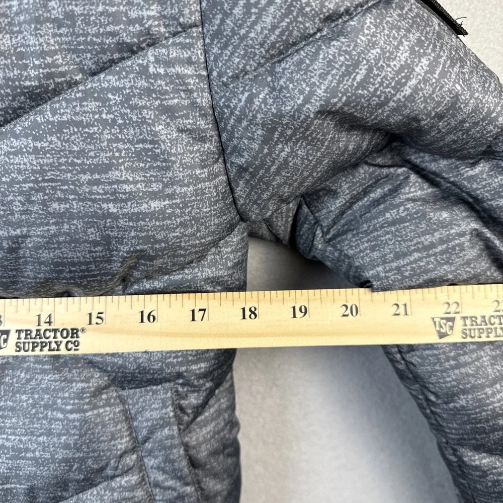 Arizona Puffer‎ Jacket Kids M 10/12 Gray Fleece Lined Hooded Heavyweight Winter